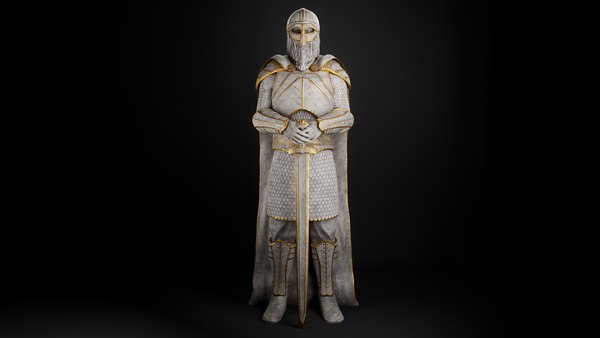 Viking Statue PBR Game Ready 3D model