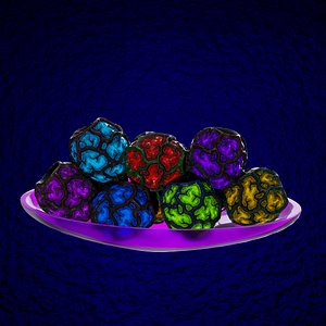 3D Fruits of the World Tree model