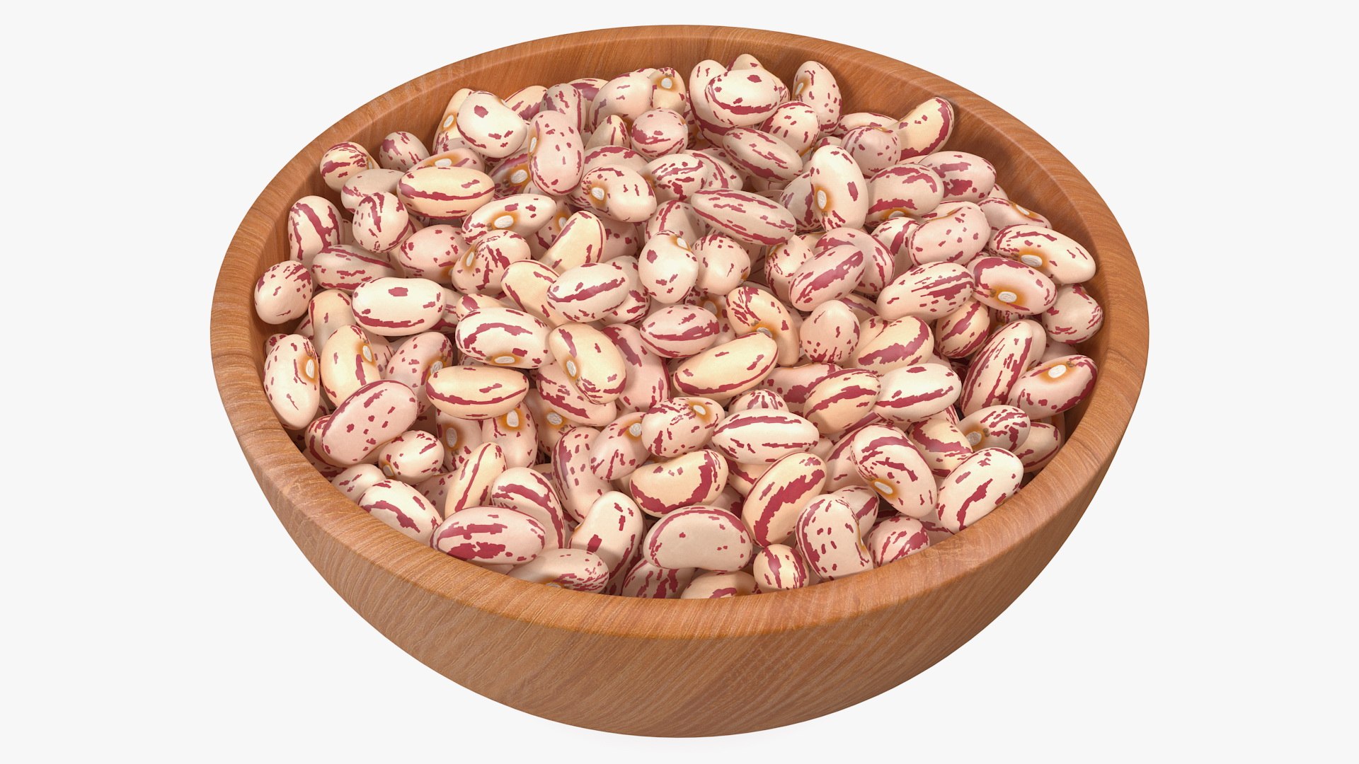 Full Bowl of Roman Beans 3D model preview