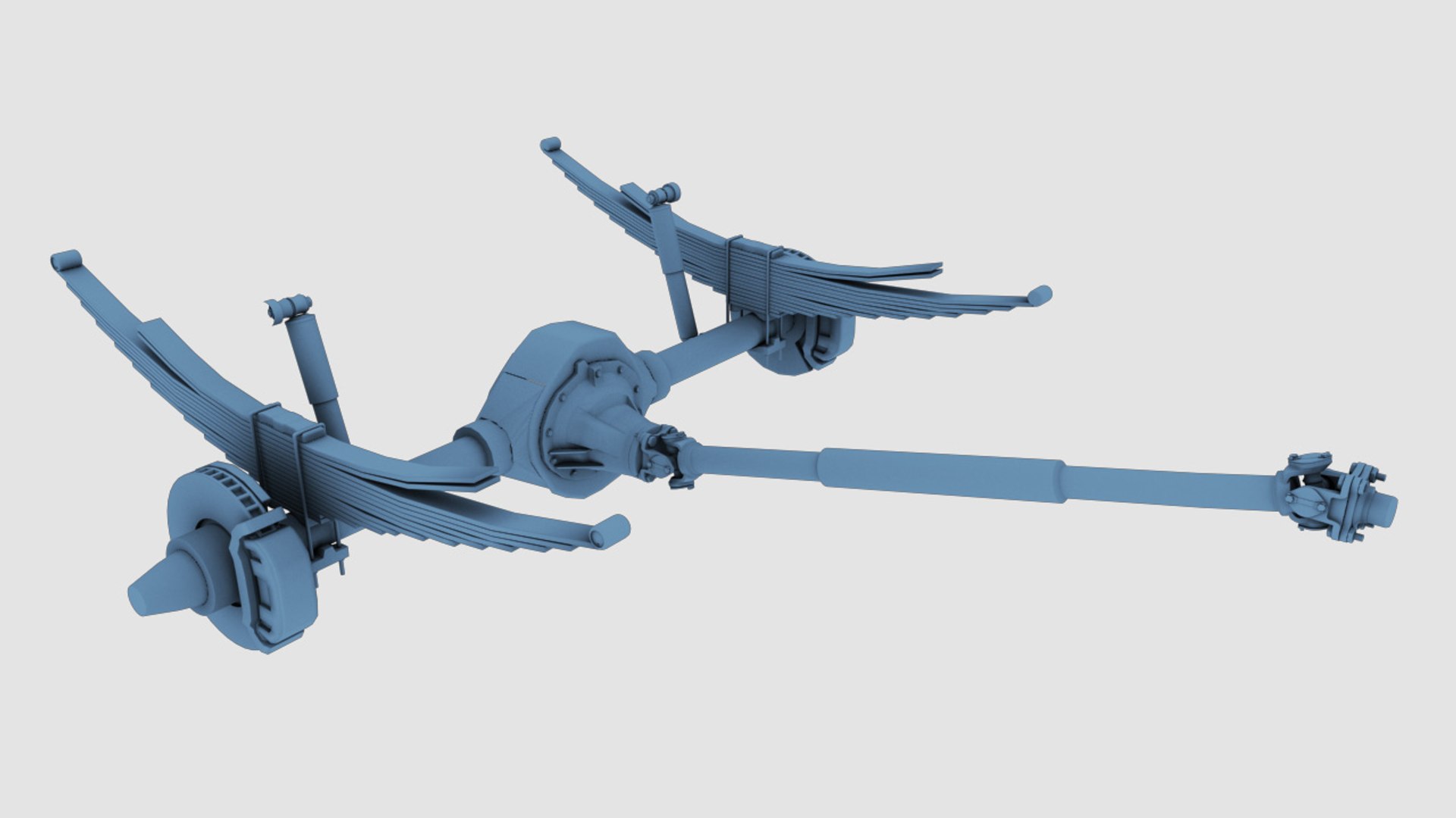 3d model suspension spring