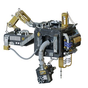 3D model roughness metallic