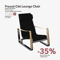Prouve Cite Lounge Chair