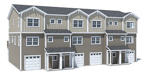 American Townhome 001 with floors