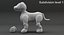 Анимированная 3D Sony Aibo с костью
