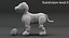 Анимированная 3D Sony Aibo с костью