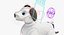Анимированная 3D Sony Aibo с костью