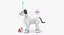 Анимированная 3D Sony Aibo с костью
