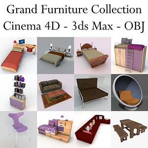 grand furniture 3d model