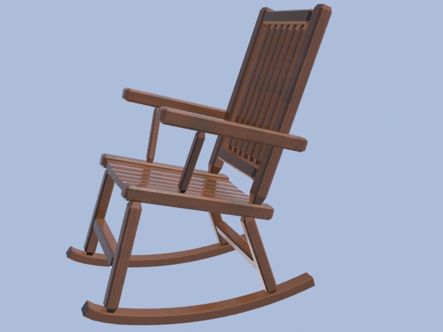 3d rocking chair model