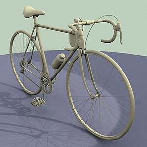 racing bike chain 3d model
