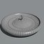 3d model american roulette wheel zeros