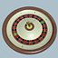 3d model american roulette wheel zeros