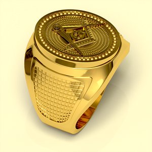 ring masonic p0008