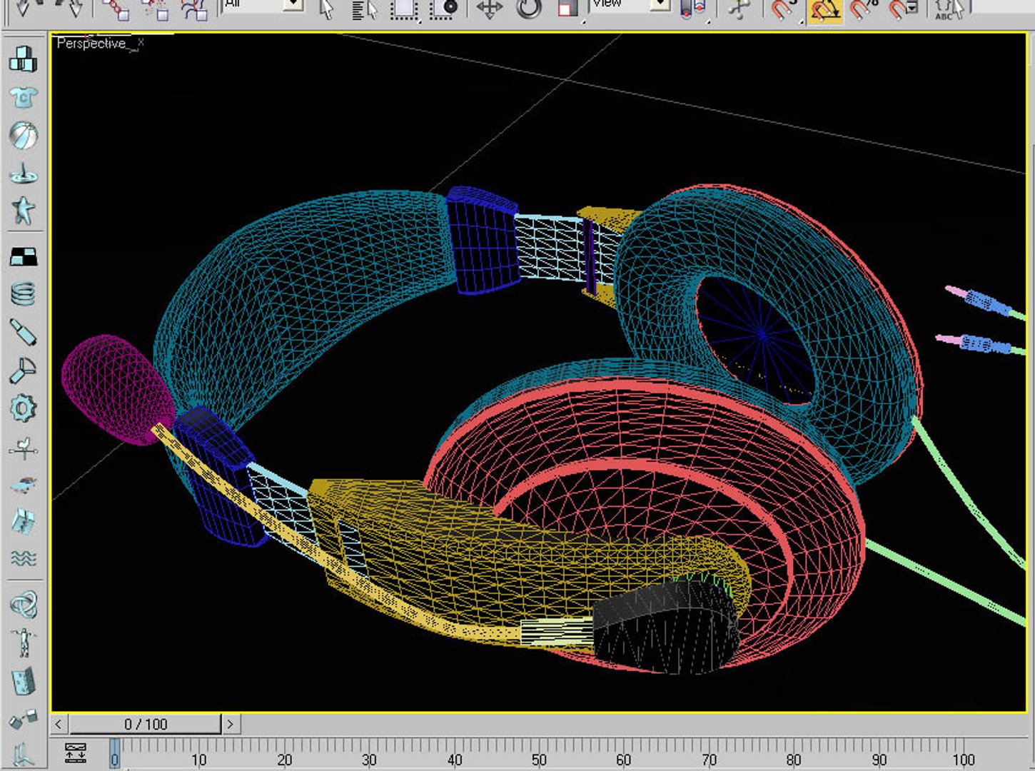 3d Headphone Head Model
