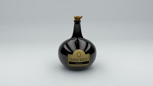 3d dutch onion bottle model