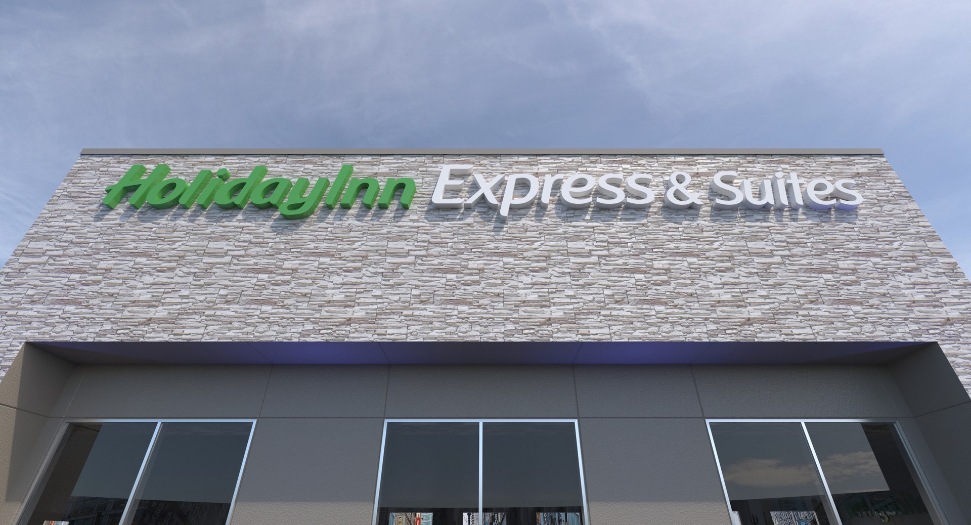 Holiday Inn Hotel Site 3D Model - TurboSquid 1286938
