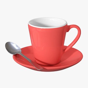 Espresso Cup With Saucer and Spoon