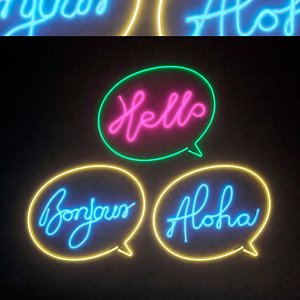 Light modules Set 076 Neon