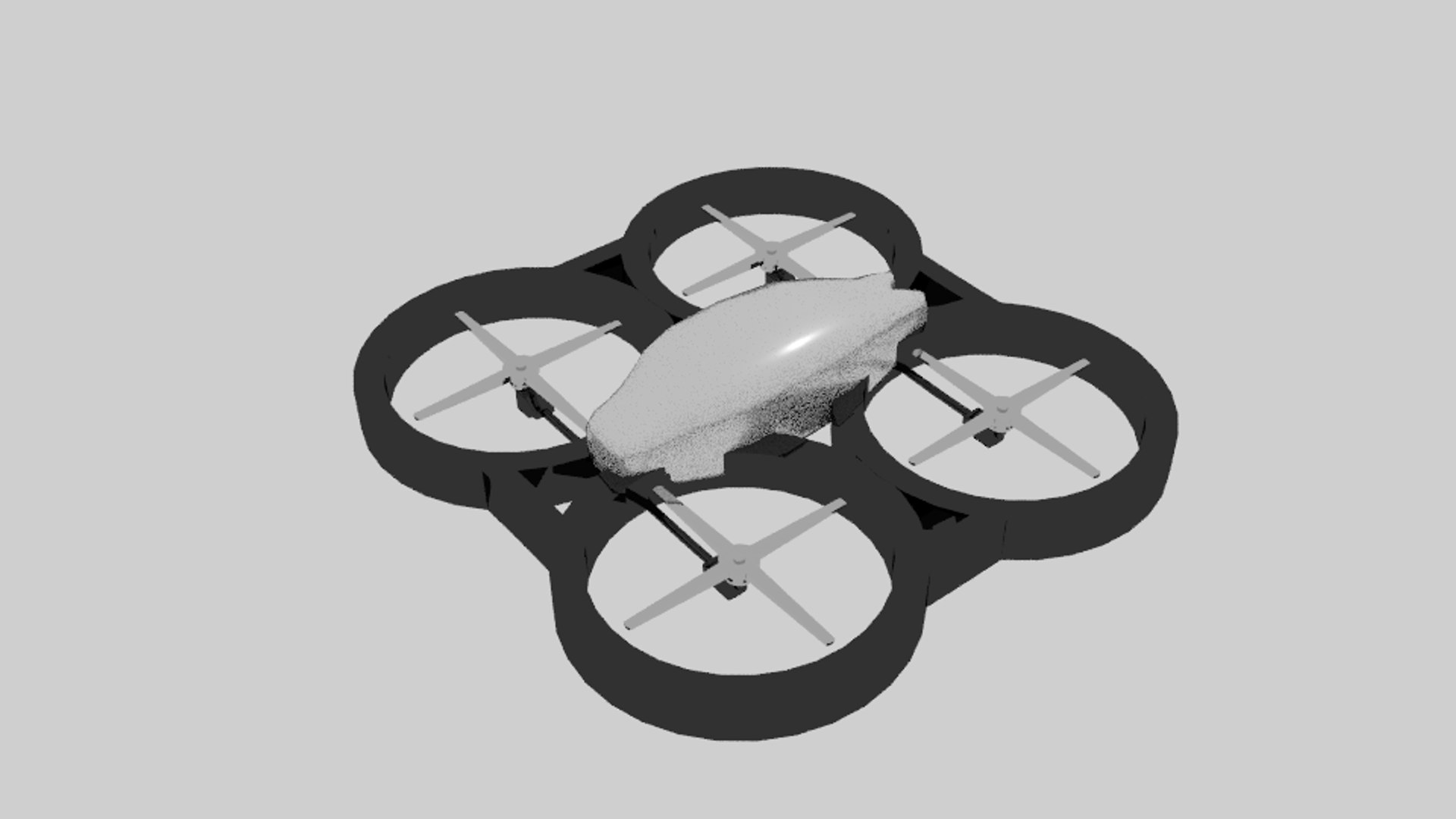 Drone metal 3D model TurboSquid 1283853