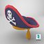 Cartoon pirate hat