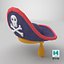 Cartoon pirate hat