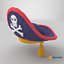 Cartoon pirate hat