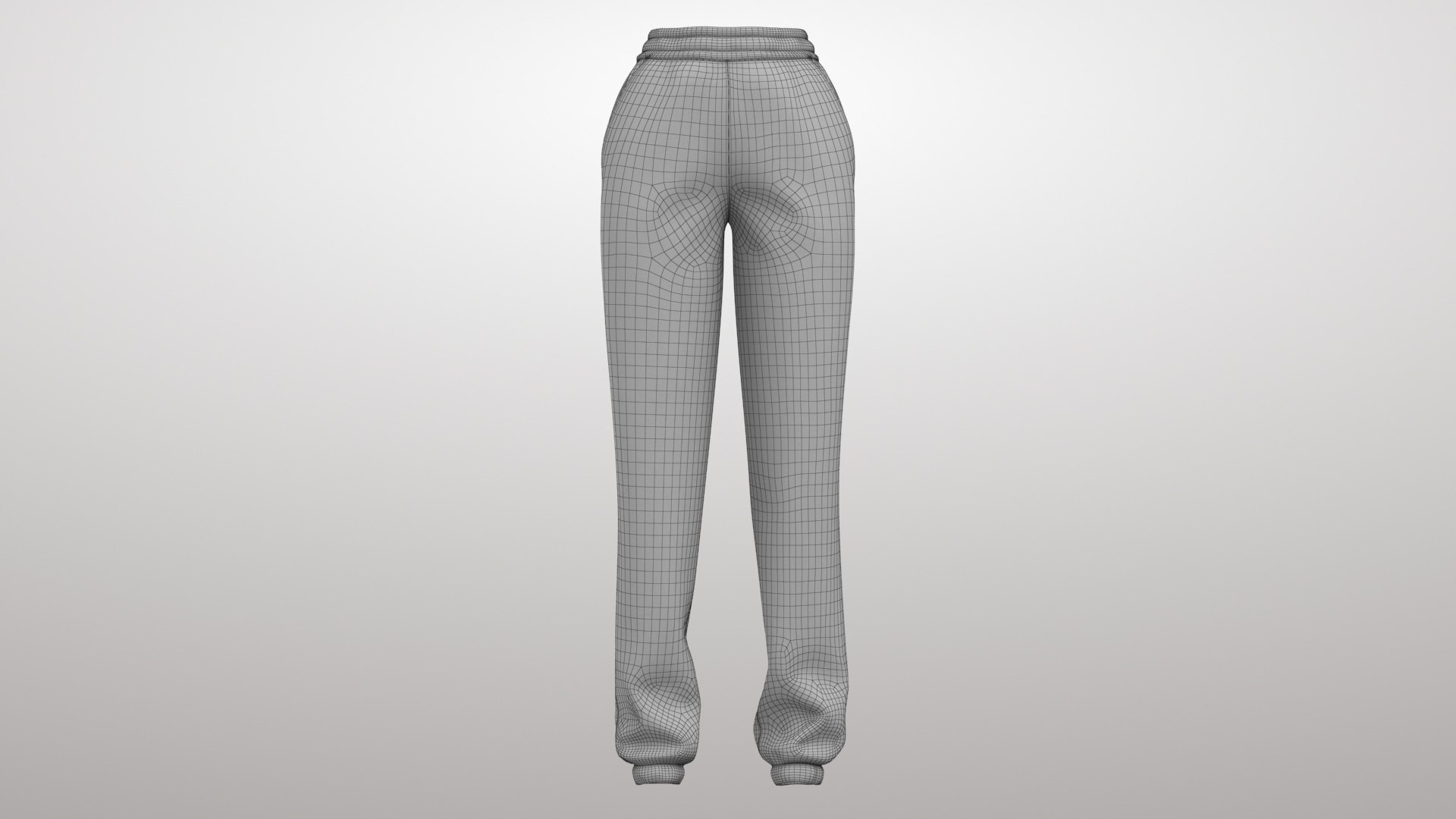 3D Model Pants With Pockets Female PBR - TurboSquid 1857785