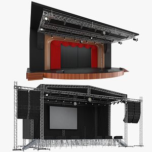 Two Stages Outdoor And Indoor 3D