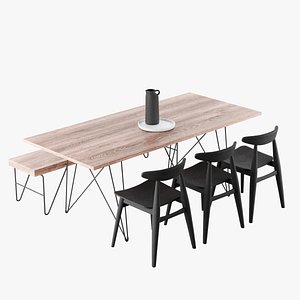 Scandinavian dining room set