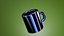 アニメーション クローム マグ シェーダー - 低ポリ PBR Blender GLTF FBX OBJ