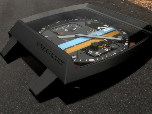 3d model tag heuer monaco concept