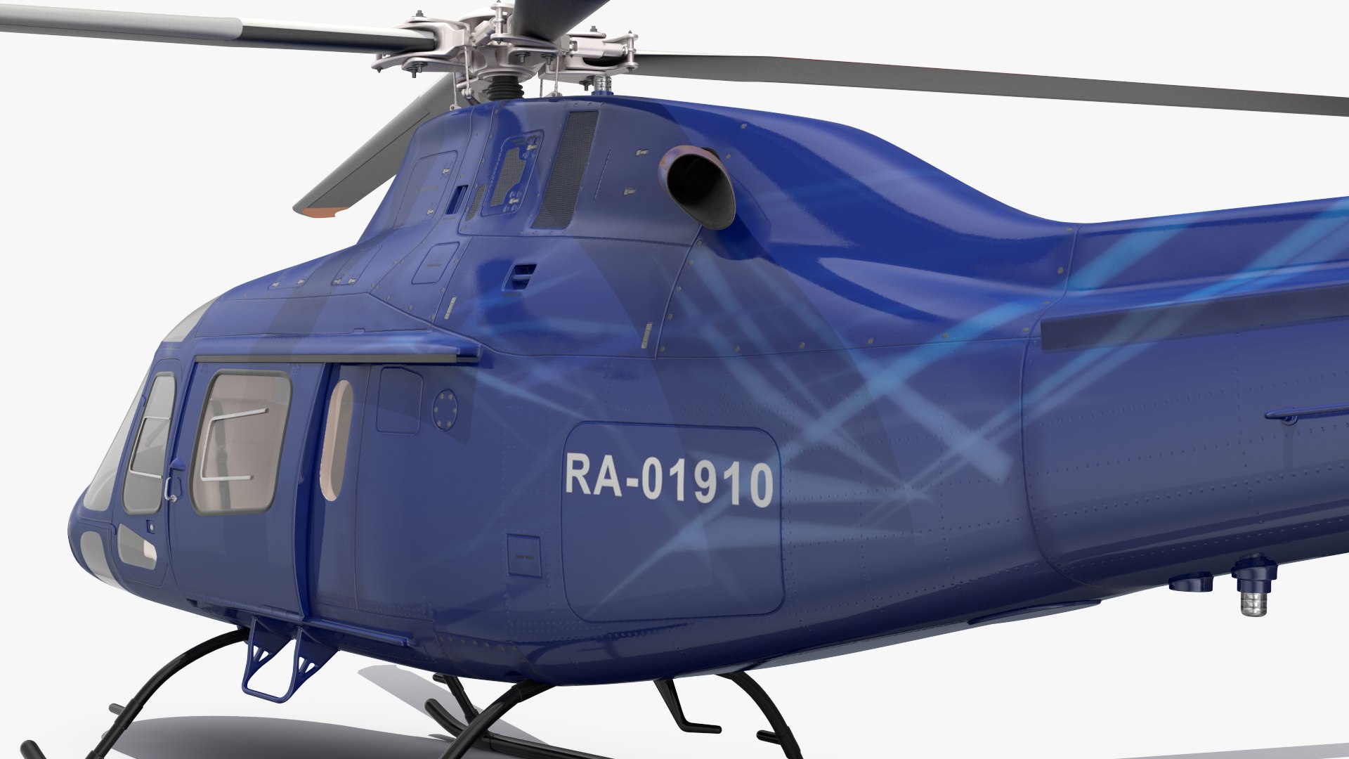 AgustaWestland AW119 Koala Helicopter Blue 3D model TurboSquid 2163466