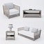 nowoczesna drewniana sofa