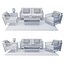 nowoczesna drewniana sofa
