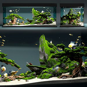 3D aquarium snail