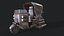 Autorikshaw with machine gun 3D model