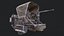 Autorikshaw with machine gun 3D model