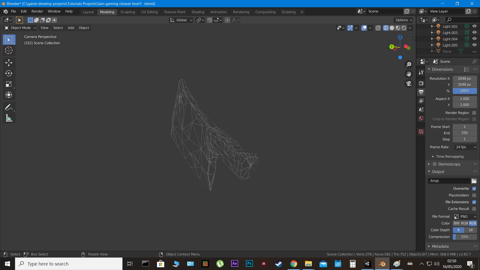 3D ready cleaver model - TurboSquid 1560203