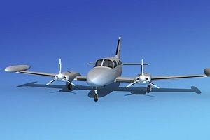Cessna 421 Golden Eagle Bare Metal
