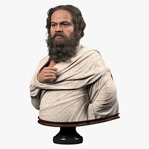 3D bust socrates
