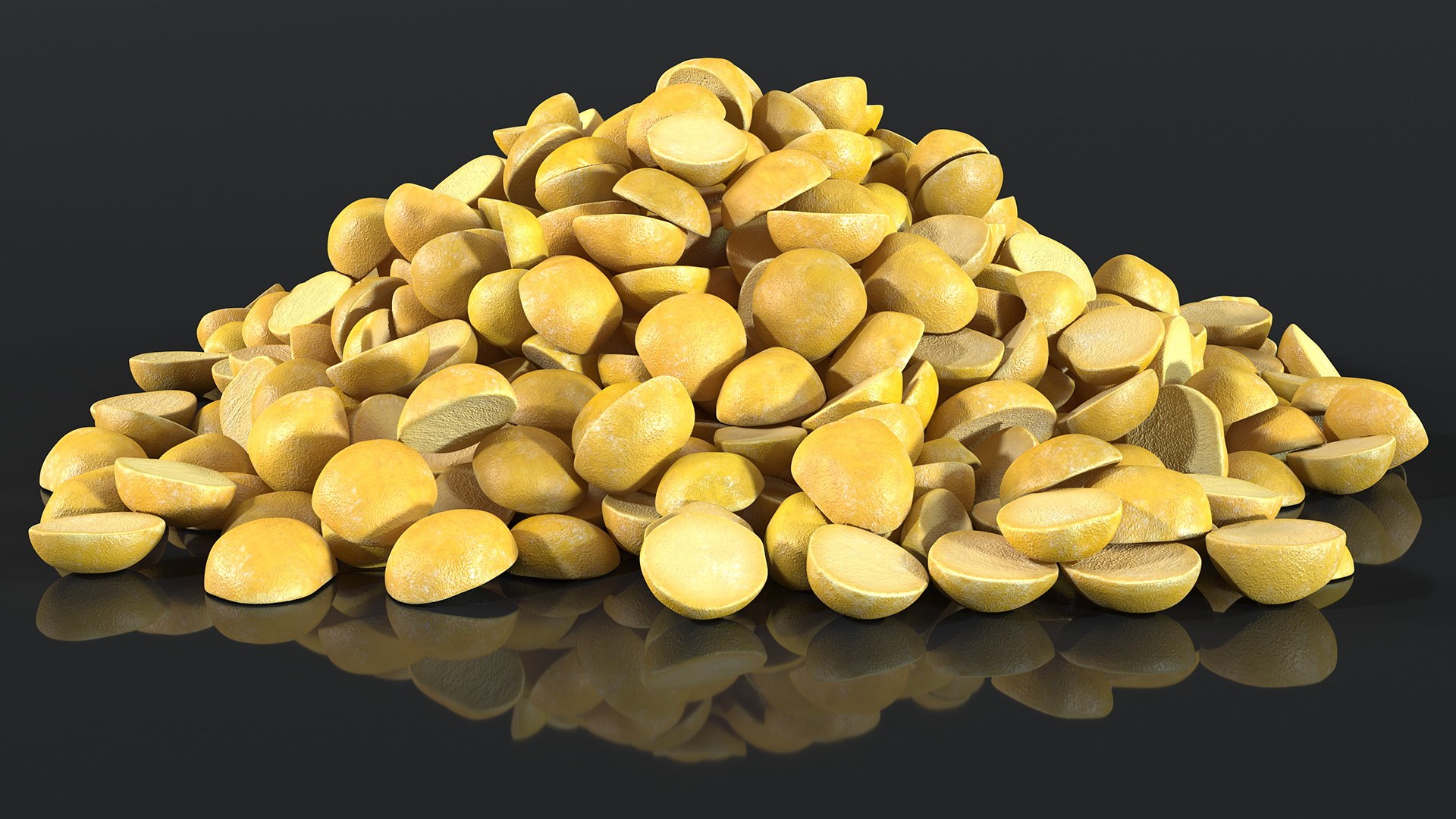 3D split mung bean pile model https://p.turbosquid.com/ts-thumb/mn/V8eKfk/DhfmtEUs/splitmungbeanpilevray3dmodel004/jpg/1589700593/1920x1080/fit_q87/82f3f0c79262e57b98b4a1f361c859b26858f2d9/splitmungbeanpilevray3dmodel004.jpg