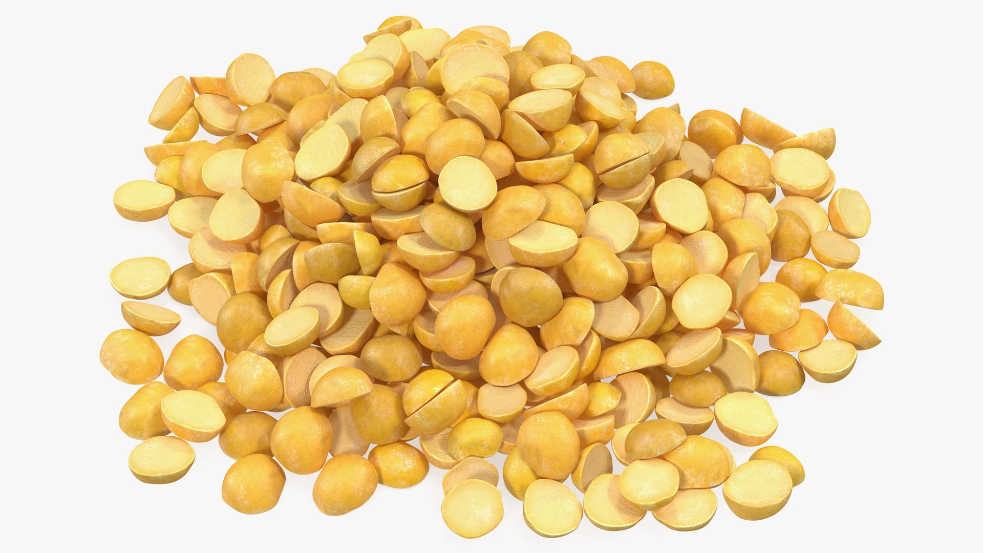 Split Mung Bean Pile 3D model preview