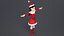 Rigged Cartoon Santa Woman