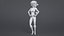 Rigged Cartoon Santa Woman