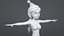 Rigged Cartoon Santa Woman