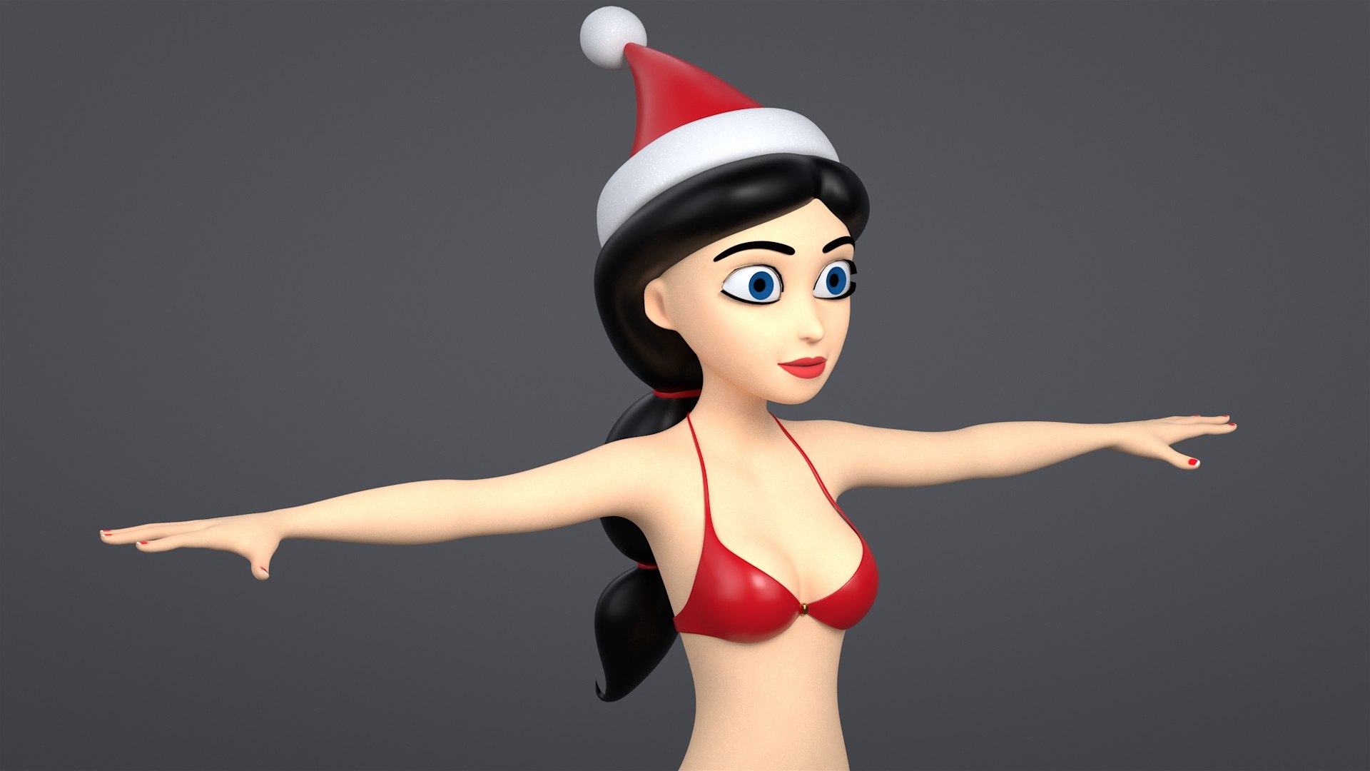 rigged cartoon santa woman 3D model https://p.turbosquid.com/ts-thumb/mn/WA9XAZ/WUeoLkmS/santawomanmayariggedtpose_11/jpg/1564648915/1920x1080/fit_q87/0fa5929c38e19a0d236134877b44d209b6ba6f17/santawomanmayariggedtpose_11.jpg