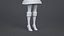Rigged Cartoon Santa Woman
