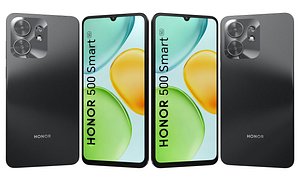 3D model Honor 500 Smart 5G Midnight Black