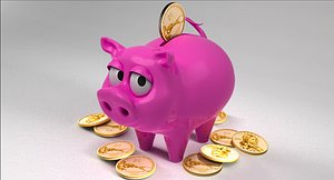 piggy bank coins