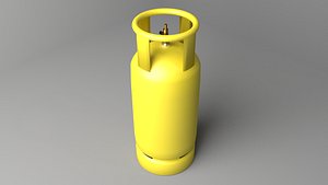 3D liquefied petroleum gas cylinder
